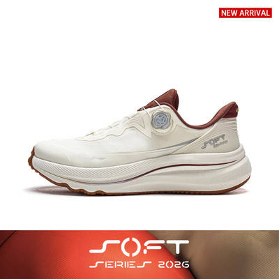Giày Thời Trang Thể Thao Mềm mại, Thoải mái, Kiểu dáng thường ngày Unisex Li-Ning SOFT GO MAX 2 AGLW011-1V