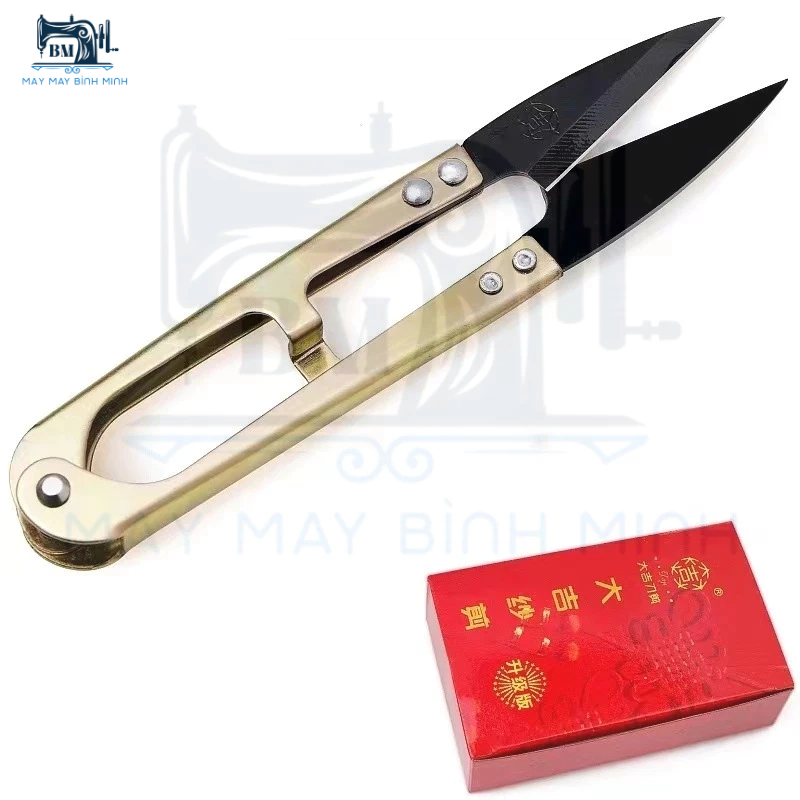 Kéo bấm cắt chỉ sắt DJ-108 MÀU VÀNG sử dụng trong ngành may