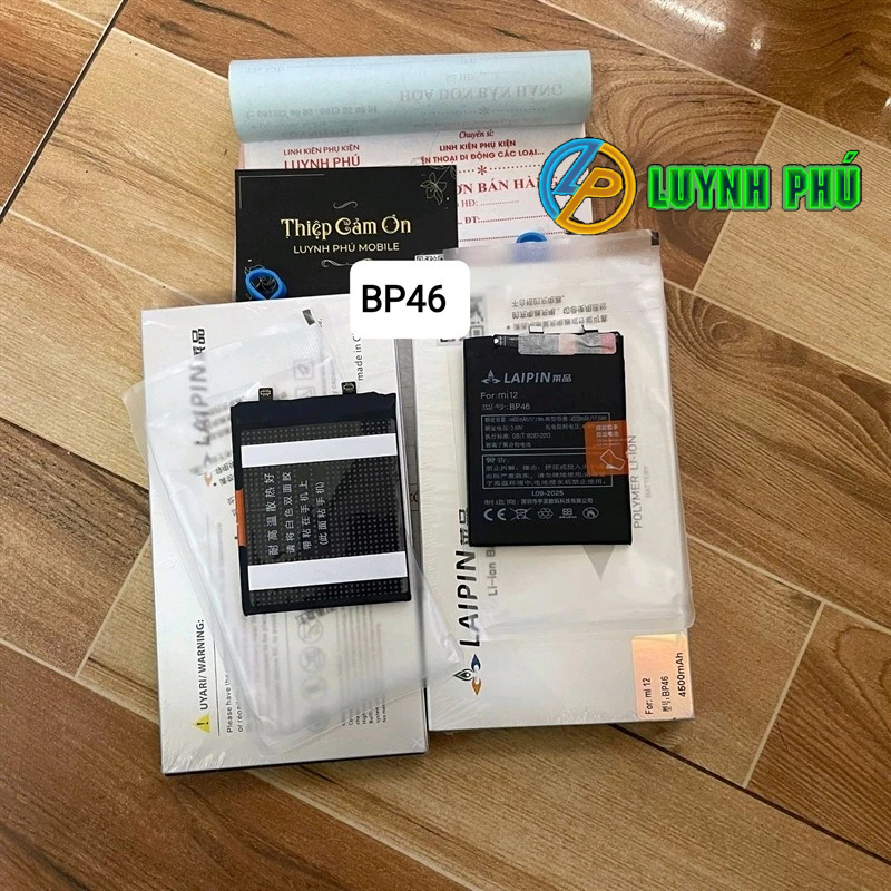 Pin thay thế cho máy mi 12/ mi 12x/ BP46