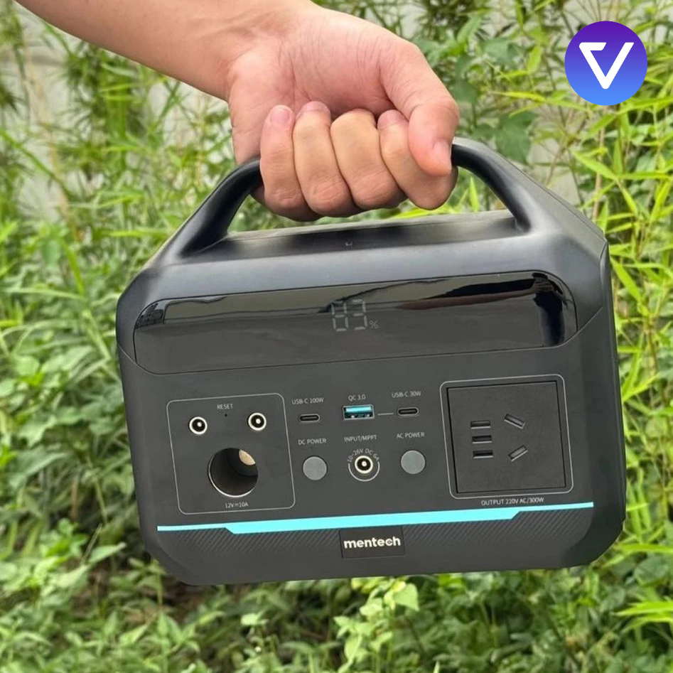 [SALE riêng vùng lũ lụt] Trạm sạc 300W MENTECH MT300 dung lượng 204.8Wh