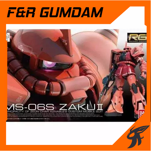 RG 1/144 MS-06S Zaku II - Char Aznable Custom BANDAI Chính Hãng