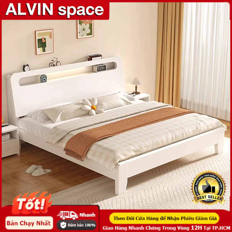 [ CÓ HƯỚNG DẪN LẮP] Giường pallet gỗ giường ngủ đôi hiện đại đơn giản cho phòng ngủ, phòng trọ,khung | BigBuy360 - bigbuy360.vn
