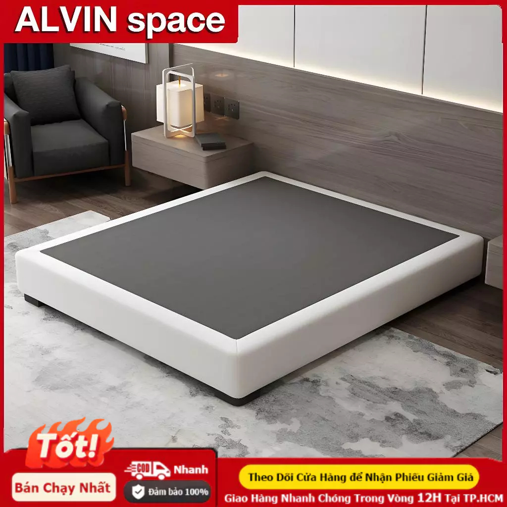 ALVIN Giường ngủ giường pallet Chống ẩm và kháng nấm mốc Không gây tiếng động khi trở mình | BigBuy360 - bigbuy360.vn