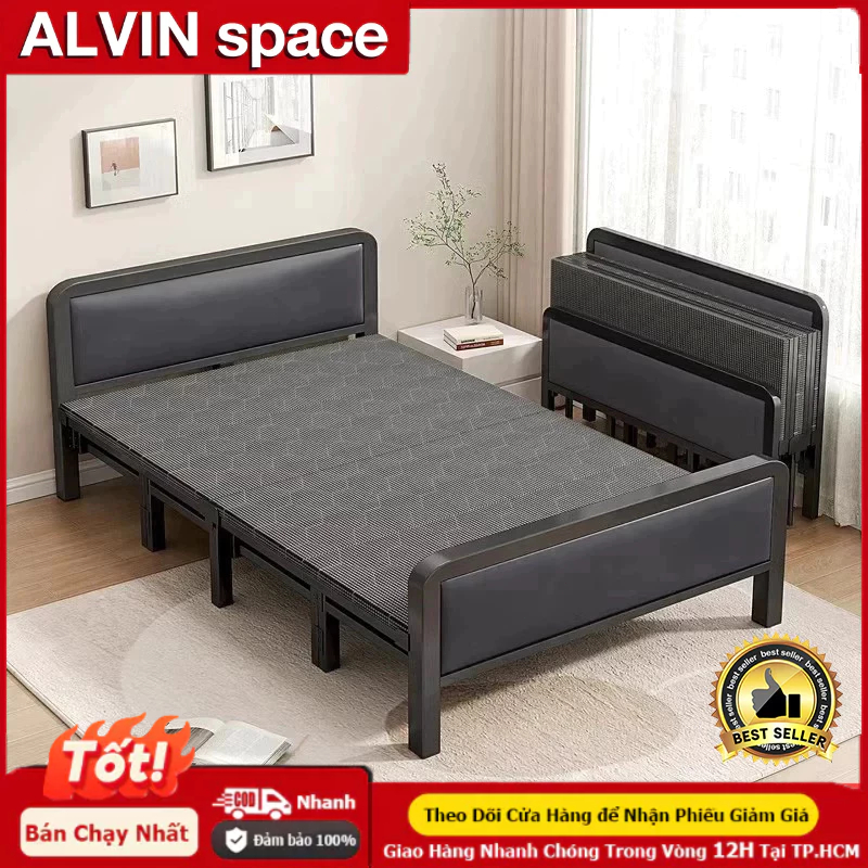 Giường gấp đơn gia đình - Giường sắt dành cho văn phòng, ký túc xá, nghỉ trưa dành cho người lớn | BigBuy360 - bigbuy360.vn