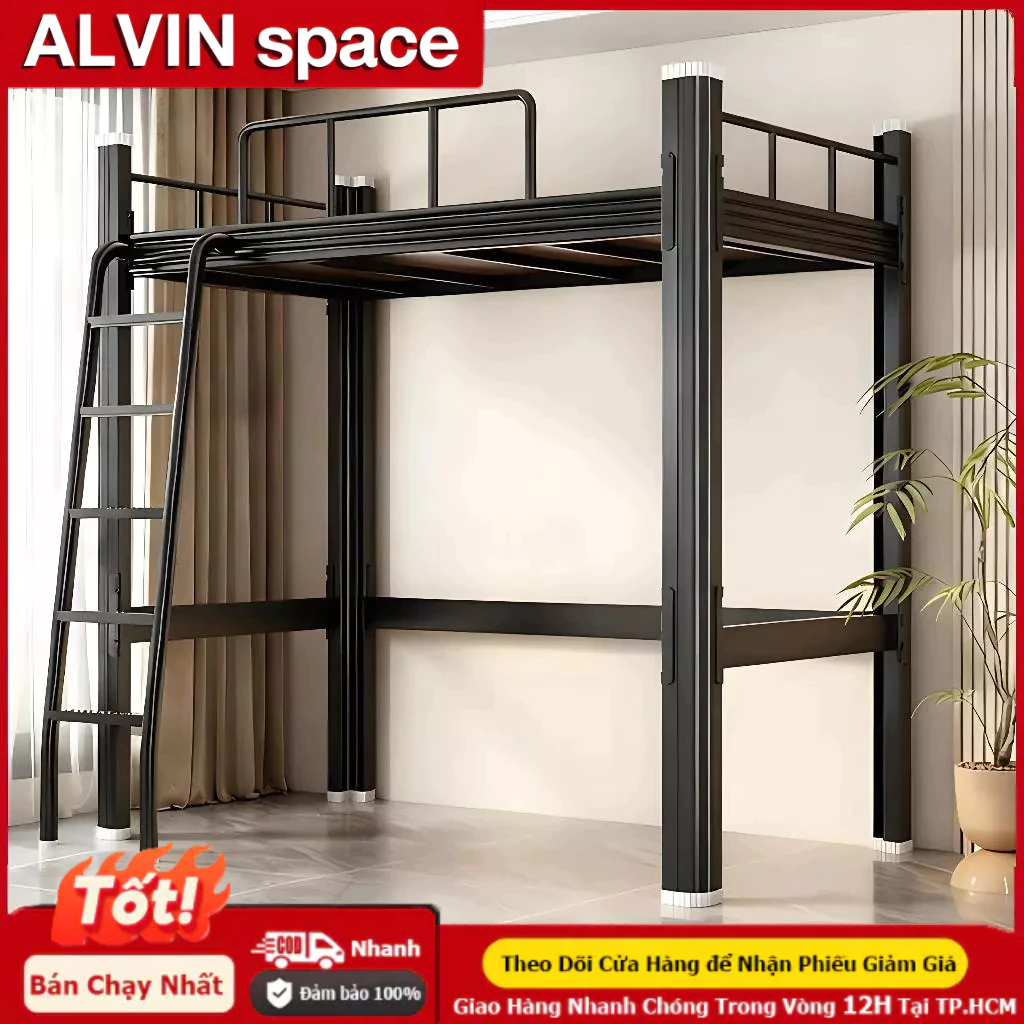 ALVIN Giường tầng có tủ quần áo và bàn làm việc, dễ lắp đặt, ổn định và yên tĩnh | BigBuy360 - bigbuy360.vn