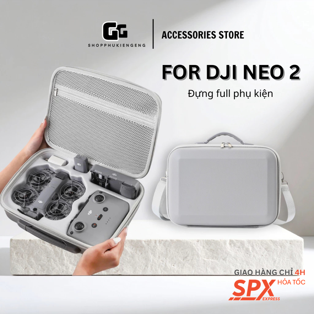 Túi Bảo Vệ Flycam DJI NEO 2 – Chống Sốc, Chống Trầy bảo vệ Flycam của bạn