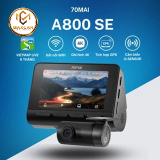 Camera hành trình 70mai A800SE ghi hình 4K HDR - Phiên Bản Quốc Tế