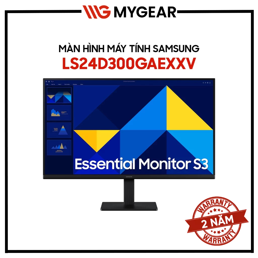 Màn Hình Samsung LS24D300GAEXXV LS27D300GAEXXV 24-27 inch IPS Full HD 100Hz 5ms - Sống Động, Mượt Mà