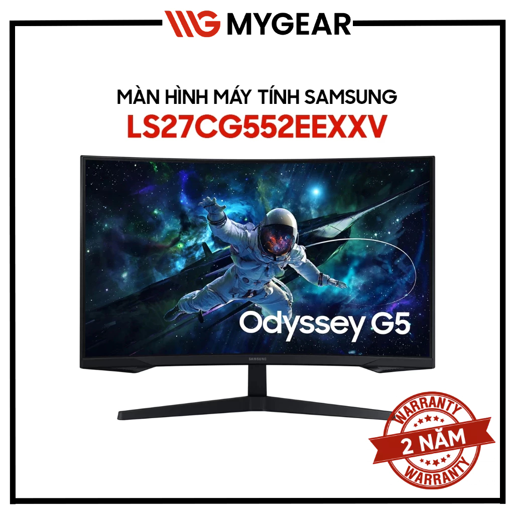 Màn Hình Cong Gaming Samsung Odyssey G5 LS27CG552EEXXV LS32CG552EEXXV 27-32 inch 2K VA 165HZ