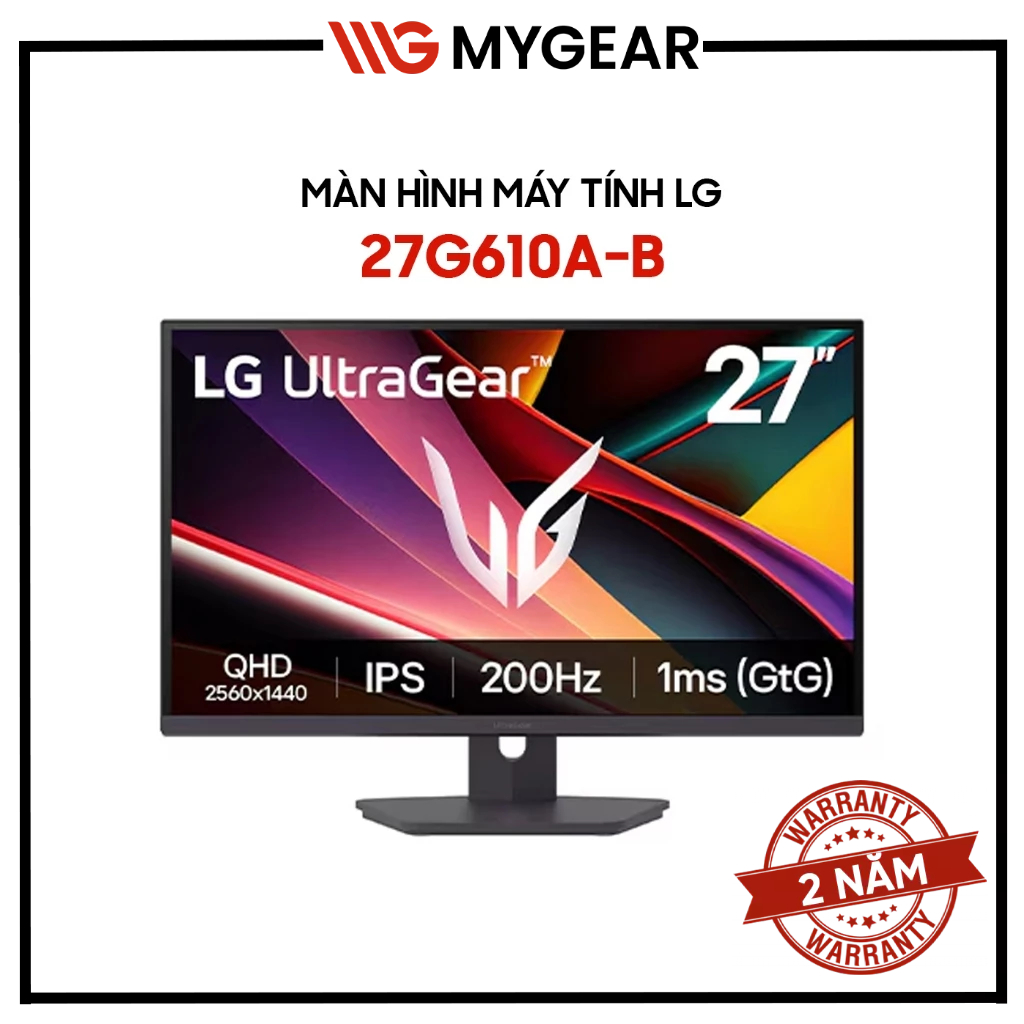 Màn hình Gaming LG UltraGear 27G610A-B 27 inch 2K QHD 200Hz 1ms IPS