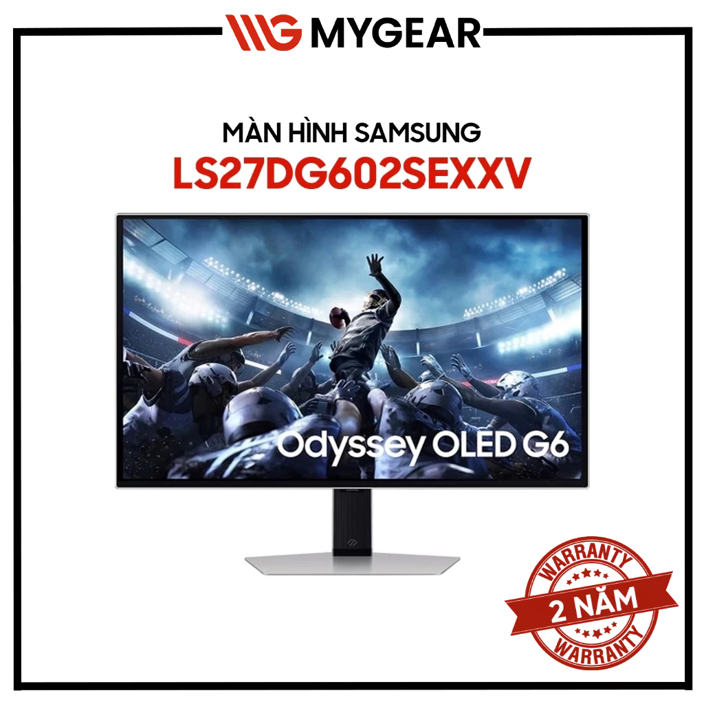 Màn Hình Samsung Odyssey OLED G6 G60SD LS27DG602SEXXV 27 inch QHD OLED 360Hz - Chính Hãng
