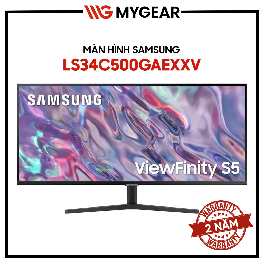 Màn Hình Samsung ViewFinity S5 S50GC LS34C500GAEXXV 34 inch Ultra-WQHD 100Hz VA