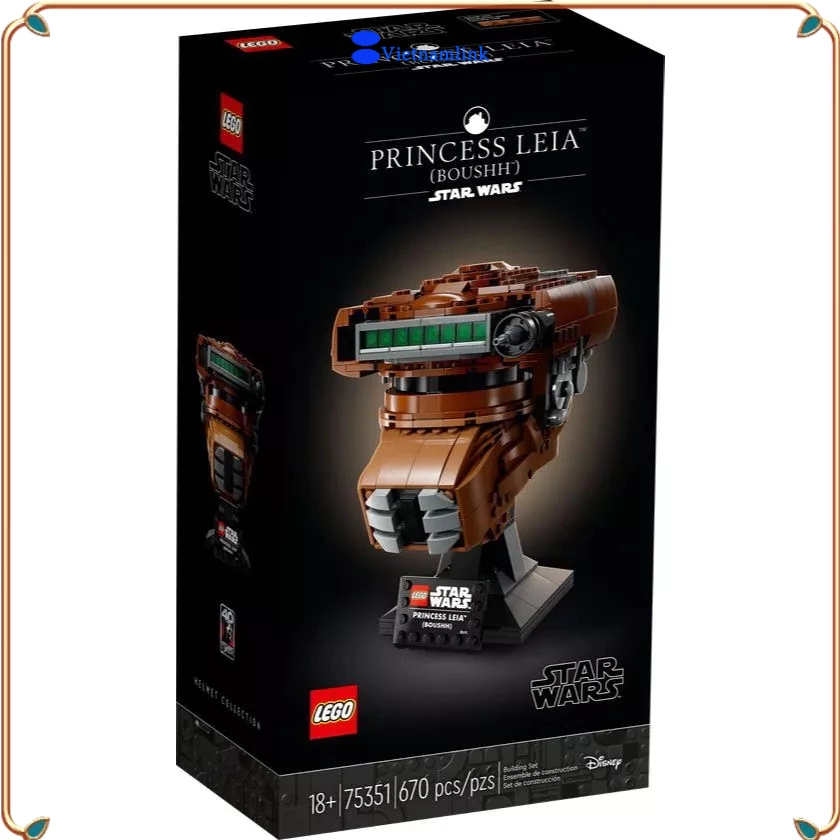 LE GO 75351 Star Wars Công chúa Leia Princess Leia™ (Boushh™) Helmet  Hàng mới, chính hãng 100%