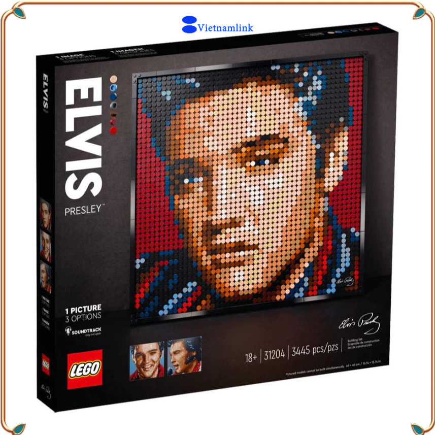 LE GO 31204 Elvis Presley vua  elvis presley the king  Hàng mới, chính hãng 100%