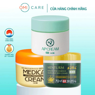 Kem Dưỡng Ẩm Làm Mềm Da Dành Cho Da Khô, Nứt Nẻ Omi Menturm Nhật Bản (145g/hũ)