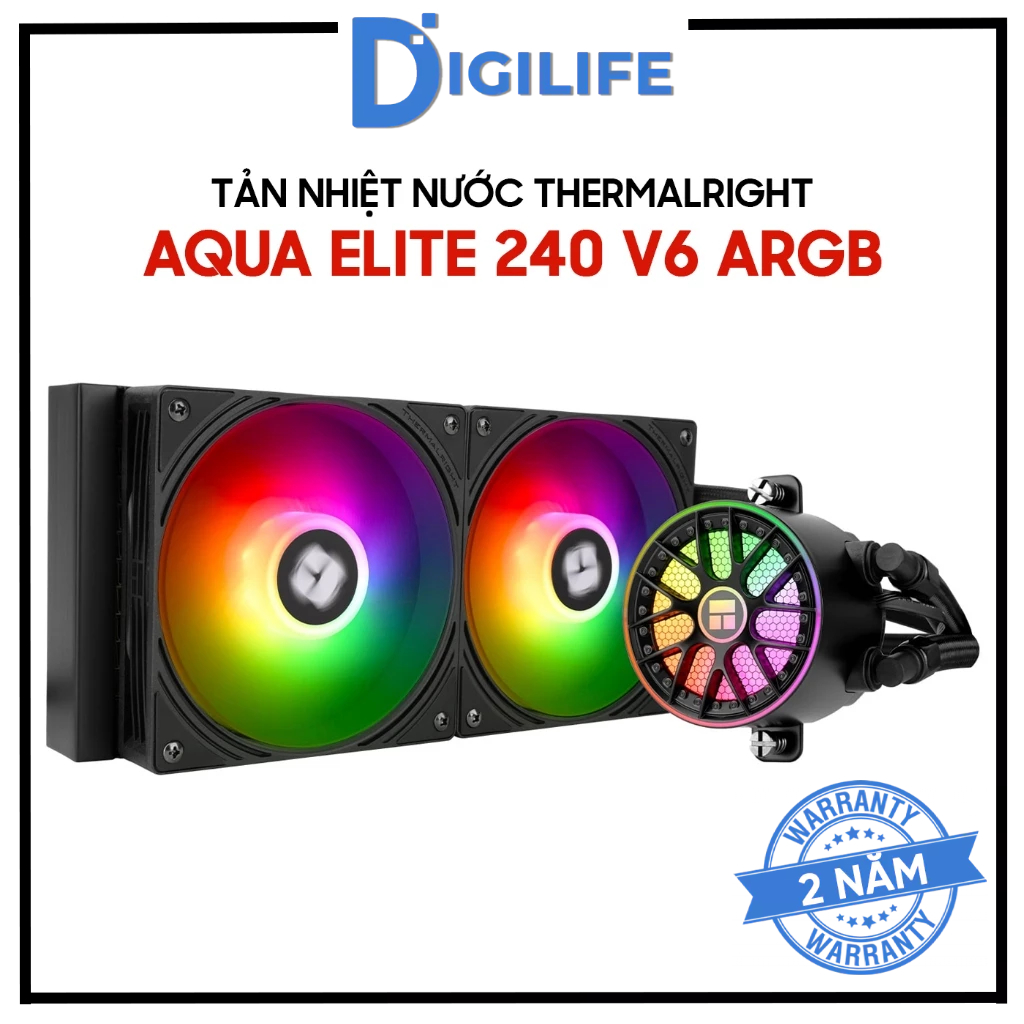 Tản nhiệt nước AIO Thermalright Aqua Elite V6 ARGB (240mm & 360mm)