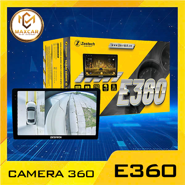 Màn Hình Zestech E360 Ram 3-64gb Tích Hợp Camera 360, Màn Ô Tô 9/10inch Android 13