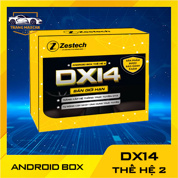 Android Box Zestech DX14 plus thế hệ 2, Dx14 plus ram8/128gb cho ô tô bảo hành điện tử 5 năm