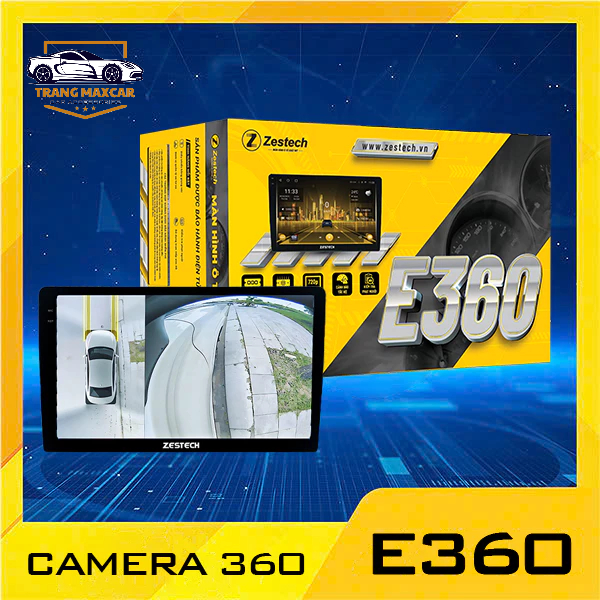 Màn hình android cho tô tô zestech e360 kèm cam 360, ram3/64gb android 13