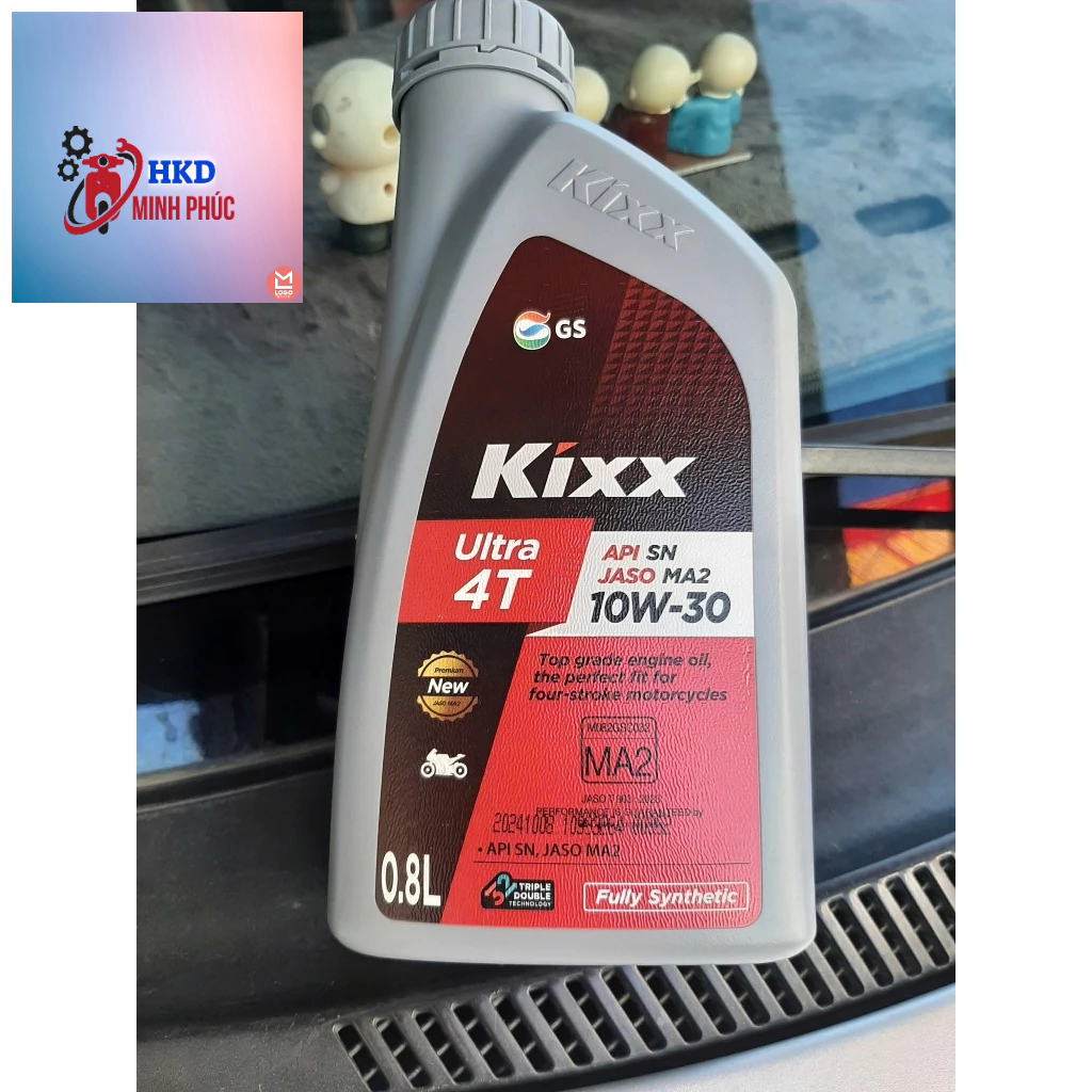 (10w30 chai 800ml) Nhớt Kixx Ultra 4T 10W30 Tổng hợp dành cho xe số xe côn tay