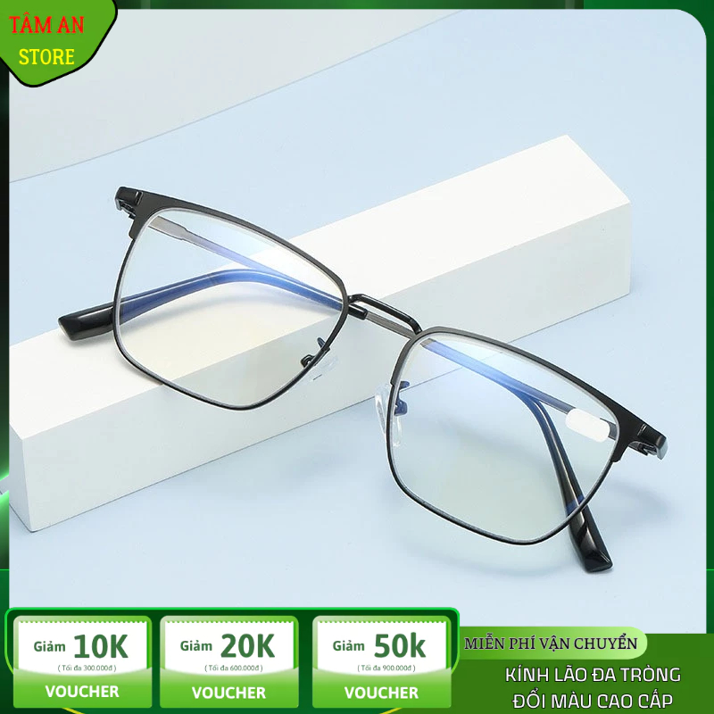 Kính Lão Đa Tròng Đổi Màu Cao Cấp(Mã TA-007)