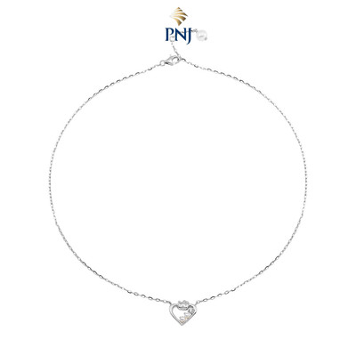 Dây cổ Bạc đính Ngọc trai PNJ ❤️ HELLO KITTY PFMXW000001
