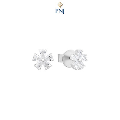 Bông tai Bạc đính đá PNJSilver XMXMW060315
