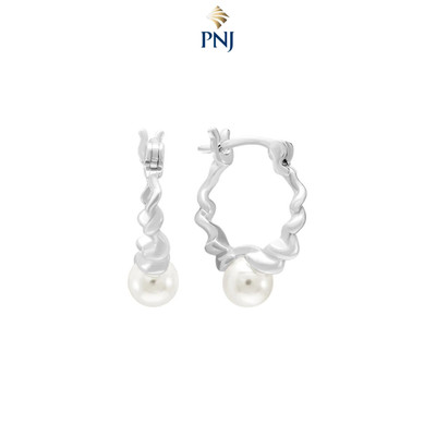 Bông tai Bạc đính đá STYLE By PNJ NH00W060009