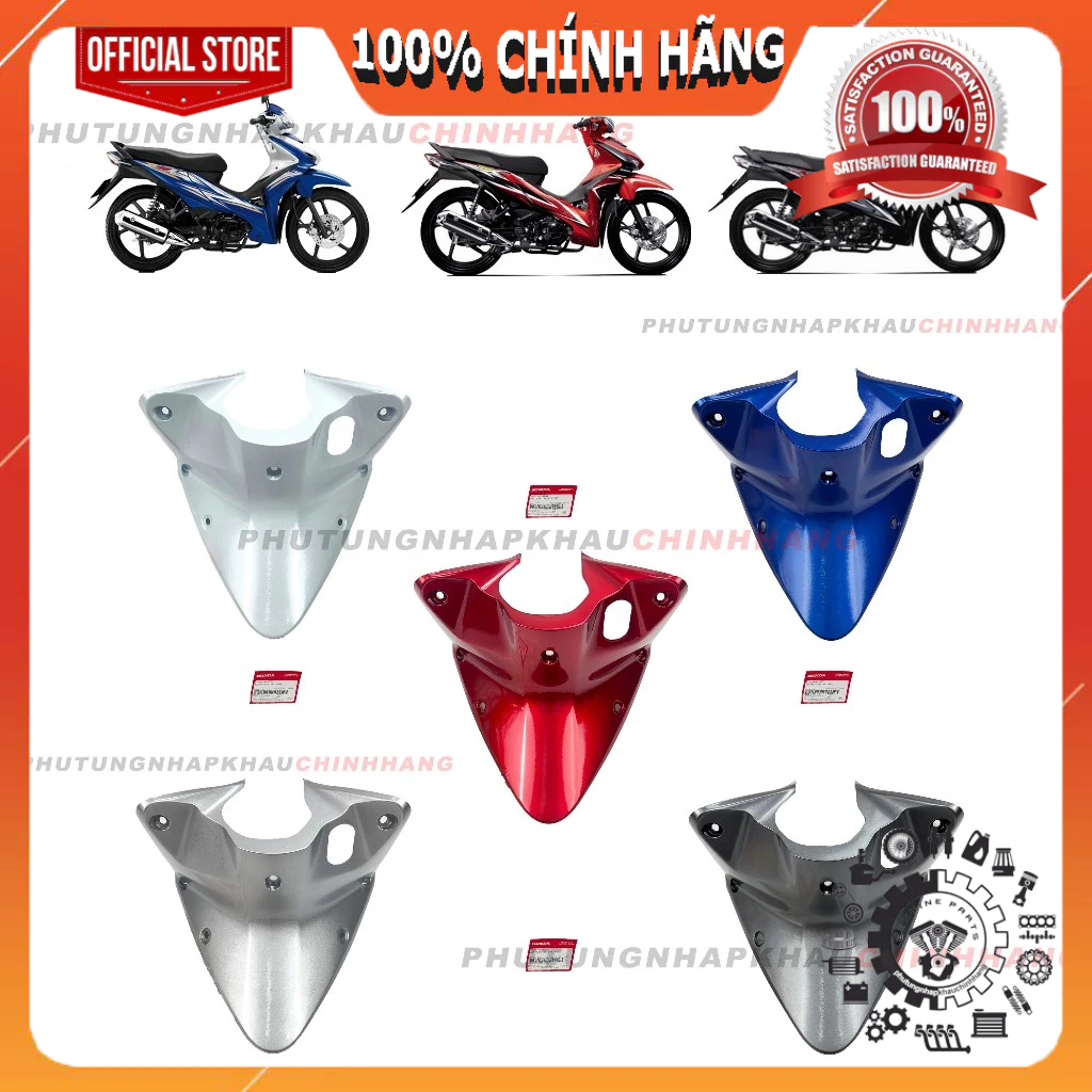 Yếm ổ khóa Wave RSX 110 2009 2010 2011 chính hãng, ốp ống yếm trước RSX 110 - 64310KWW710Z