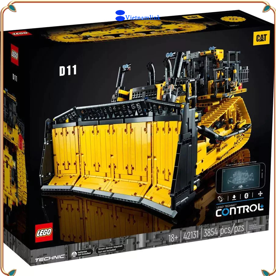 LE GO 42131 Technic Ứng dụng điều khiển Cat D11 bulldozer app controlled cat d11 bulldozer  Hàng mới