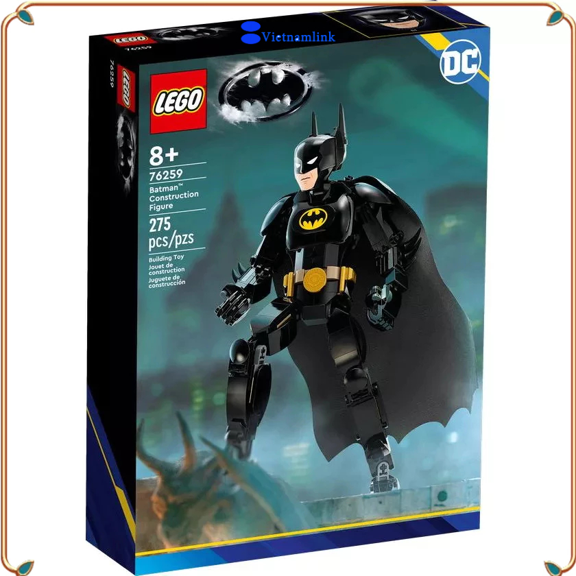 LE GO 76259 DC Số liệu xây dựng Batman Batman Construction Figure Hàng mới, chính hãng 100%