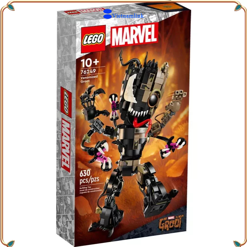 LE GO 76249 Marvel được cho là Groot Venomized Groot Hàng mới, chính hãng 100%