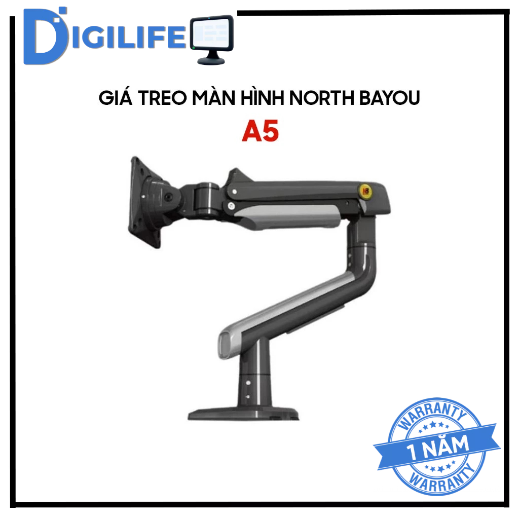 Giá treo màn hình - Arm North Bayou A5 27 - 50ich VESA 75x75 100x100