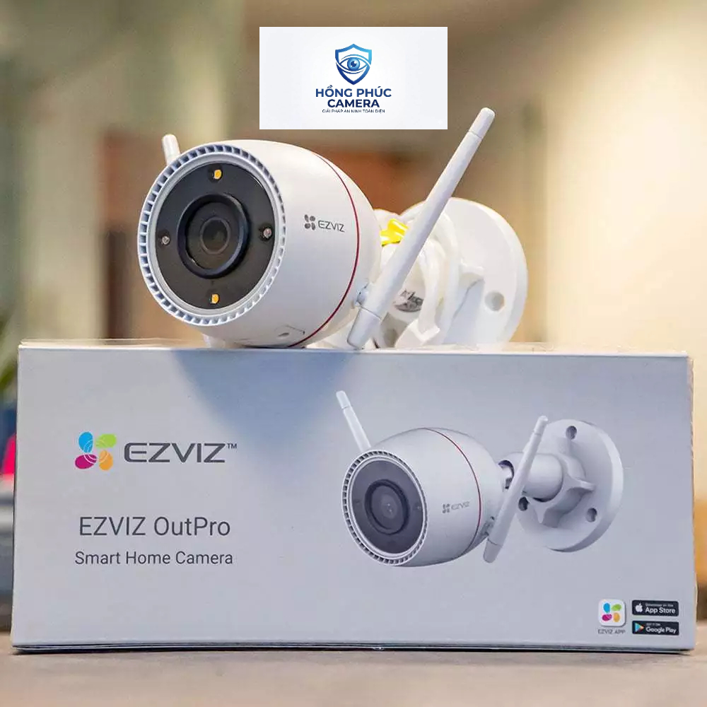 Camera Wifi Ezviz H3C 5MP 3K Full Color, Đàm Thoại 2 Chiều, Cảnh Báo Bằng Còi  Đèn, Chống Nước IP67