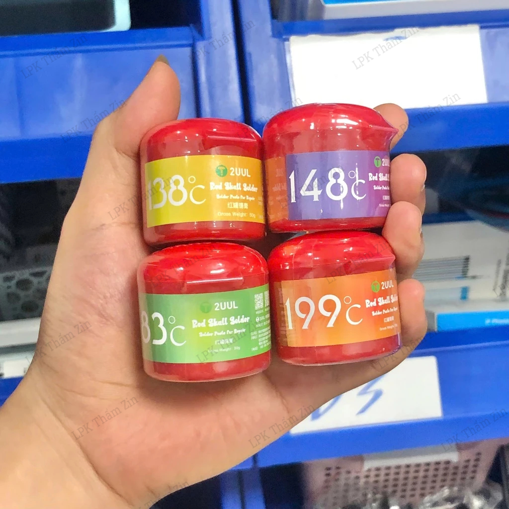 Thiếc hàn Red Skull 2UUL 138-148-183-199 độ 50gr
