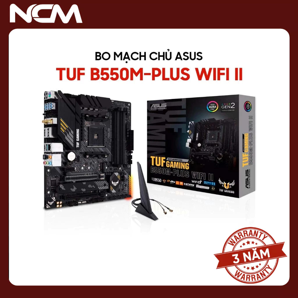 Mainboard ASUS TUF GAMING B550M-PLUS WIFI II - Bảo hành 36 tháng