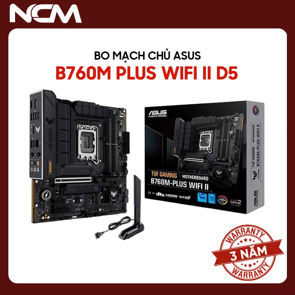 Mainboard - Bo mạch chủ Asus TUF GAMING B760M-PLUS WIFI D4/D5 B760m-F B760M-E Chính Hãng