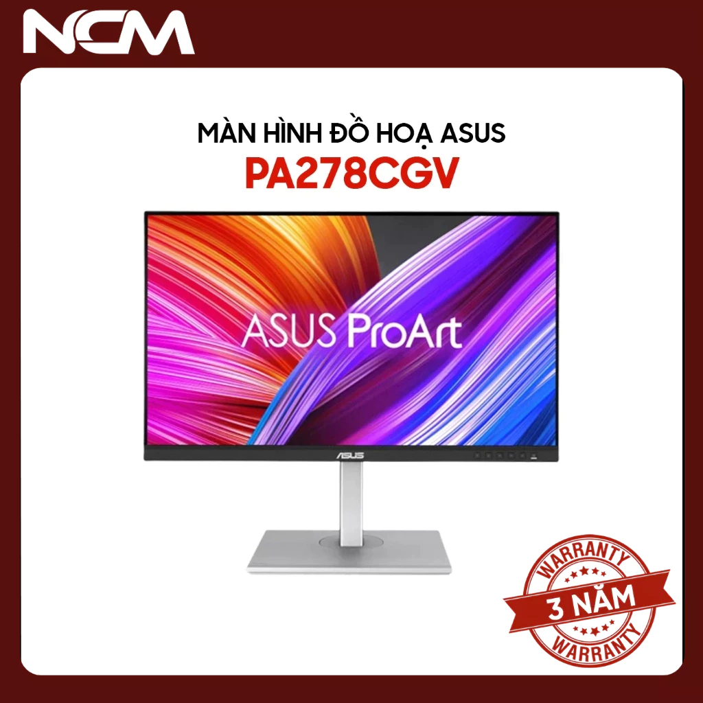 Màn hình Đồ hoạ ASUS ProArt PA278CGV 27 inch IPS 2K 144Hz 5ms USB-C 95% DCI-P3 - Bảo hành 36 tháng