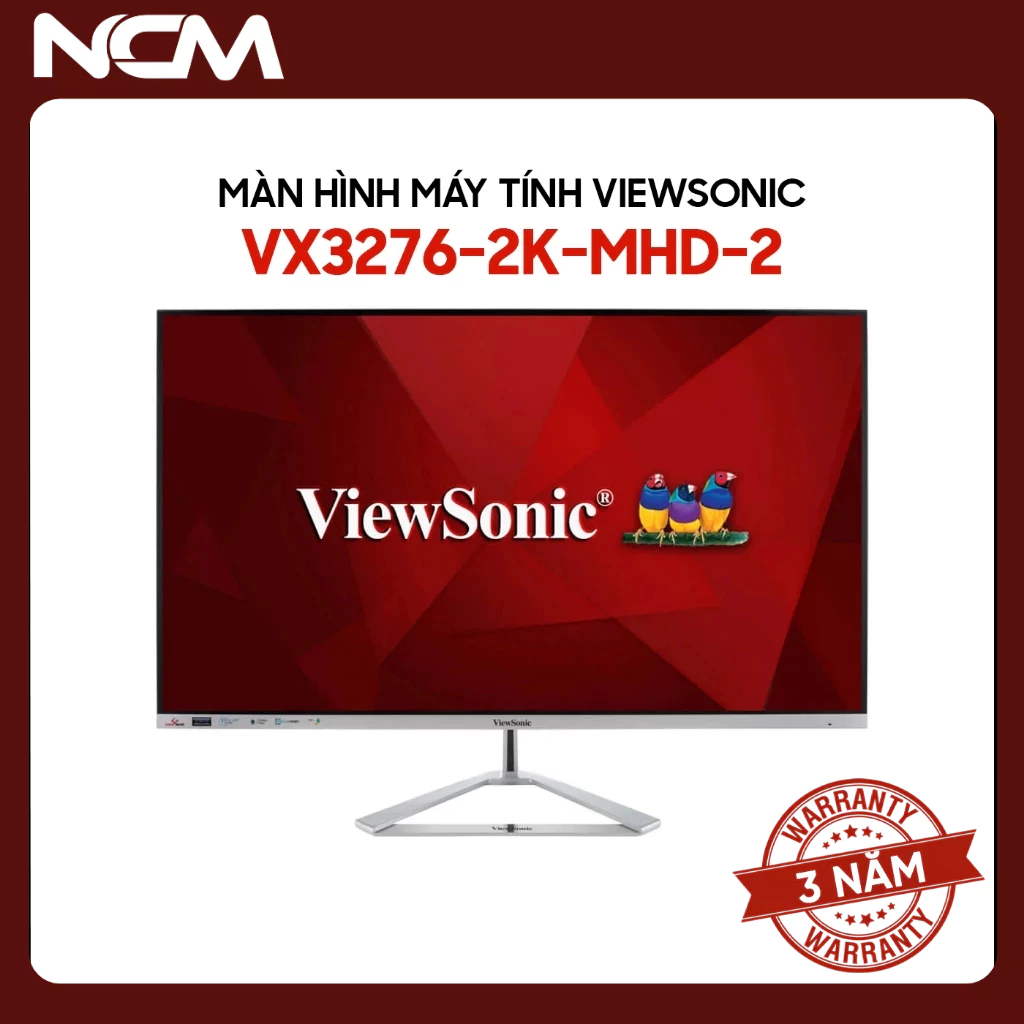 Màn Hình Máy Tính Viewsonic VX3276-2K-MHD-2 32 inch 2K IPS 75Hz - Chính Hãng