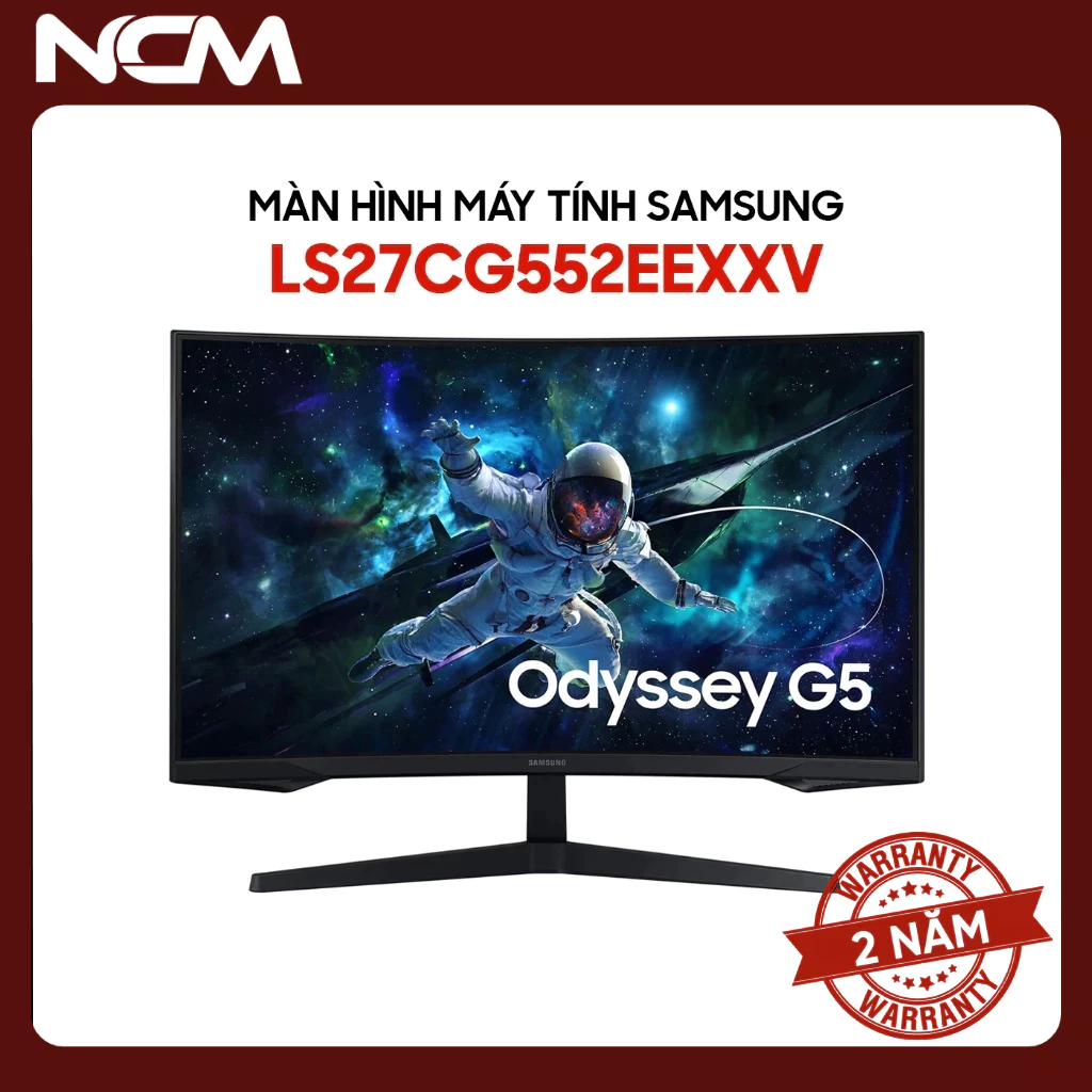 Màn Hình Cong Gaming Samsung Odyssey G5 LS27CG552EEXXV LS32CG552EEXXV 27-32 inch 2K VA 165HZ