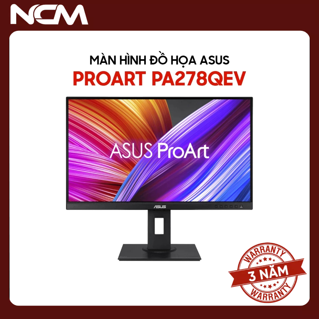 Màn hình đồ hoạ ASUS ProArt PA278QEV 27 inch 2K QHD 75Hz 5ms IPS