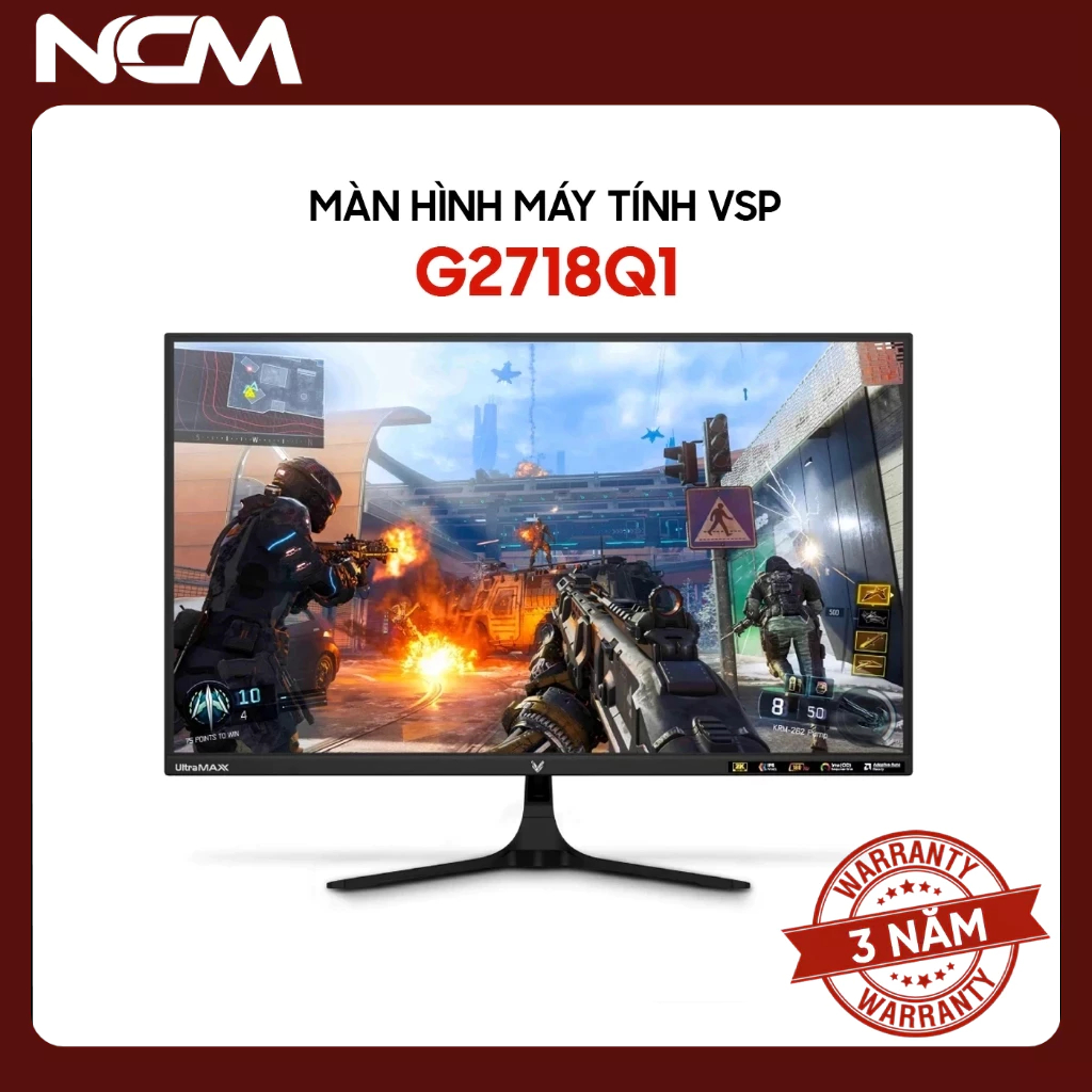 Màn hình Gaming VSP G2718Q1 27 inch 2K QHD 180Hz 1ms IPS - Bảo hành 36 tháng