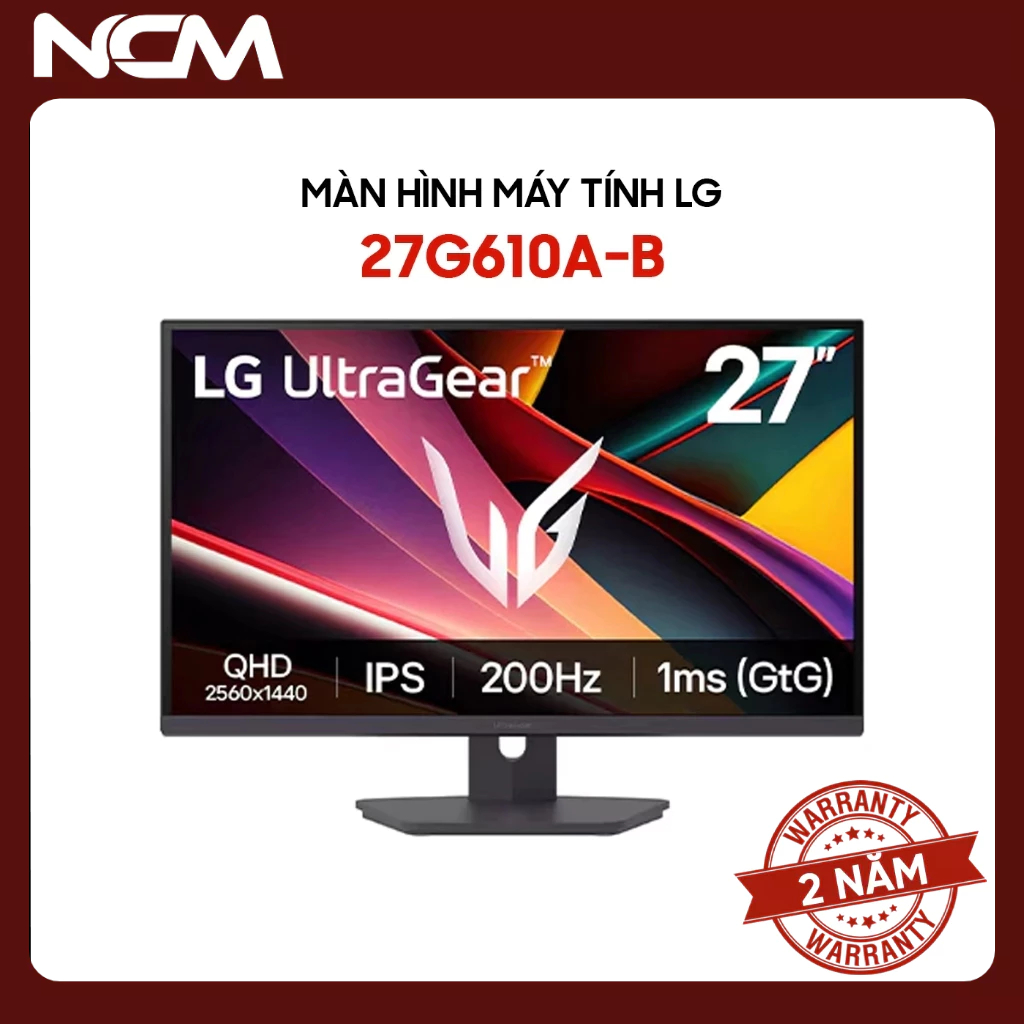 Màn hình Gaming LG UltraGear 27G610A-B 27 inch 2K QHD 200Hz 1ms IPS