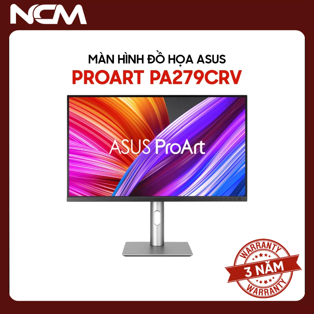 Màn hình đồ hoạ Asus ProArt PA279CRV 27" 4K IPS 60Hz (HDMI, Displayport, Type-C) - Chính Hãng