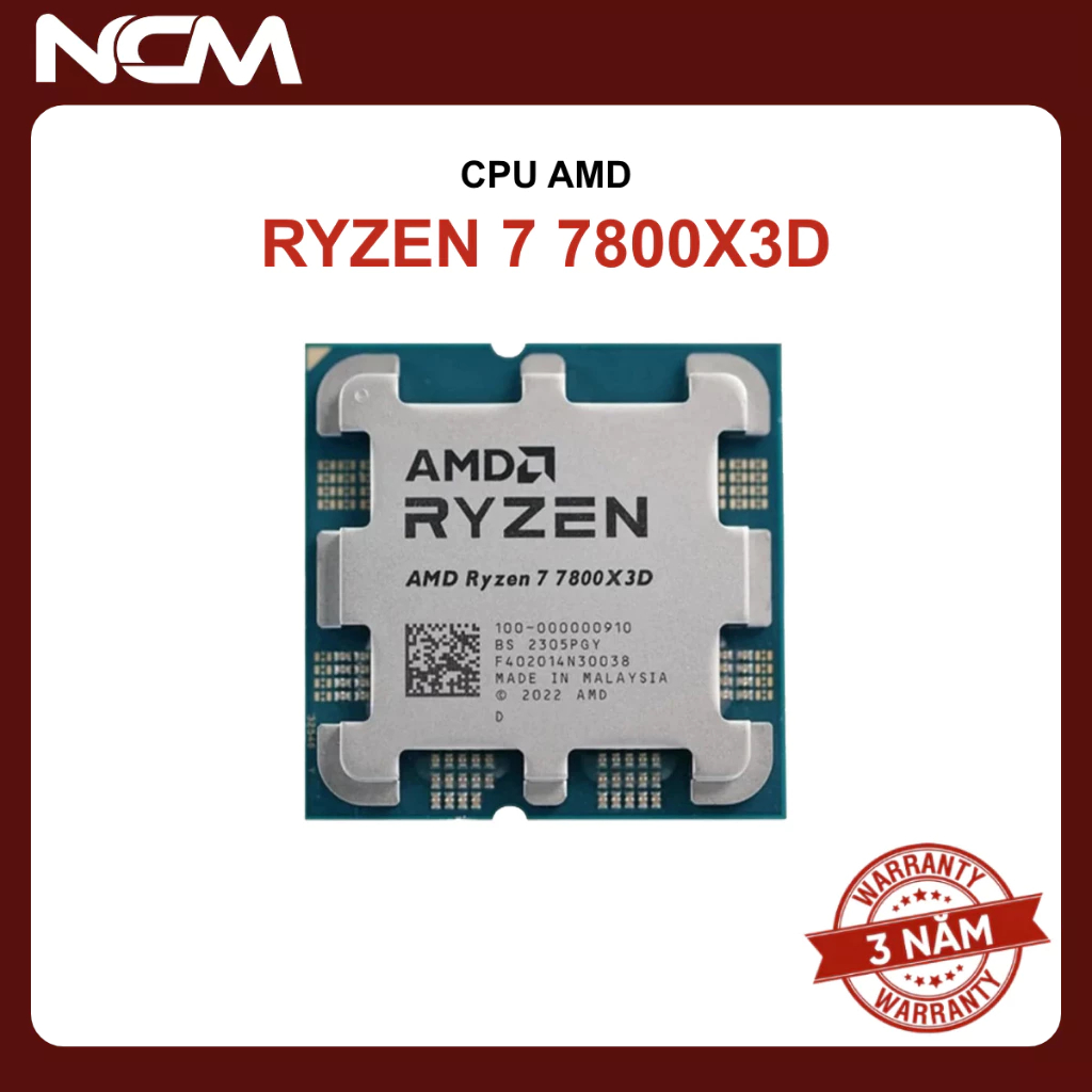 CPU AMD RYZEN 7 7800X3D TRAY NK NEW