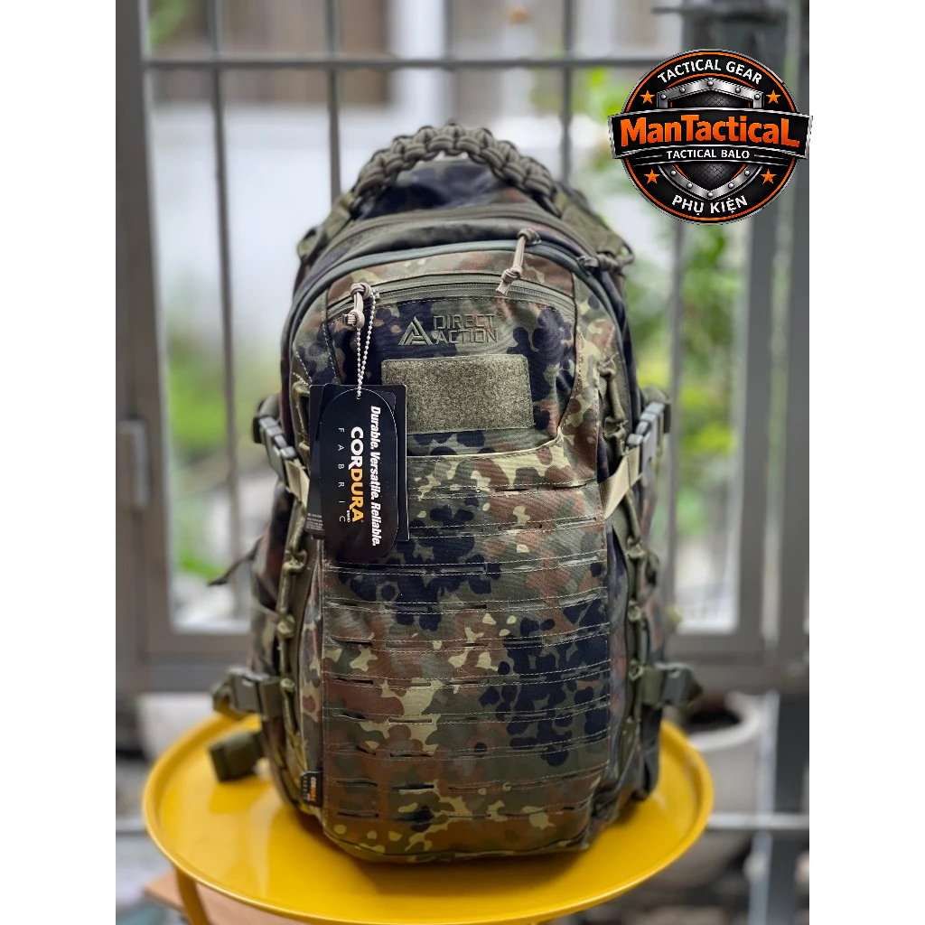 balo Direct Action Dragon Egg MK II họa tiết xanh  Thể tích: 25L
