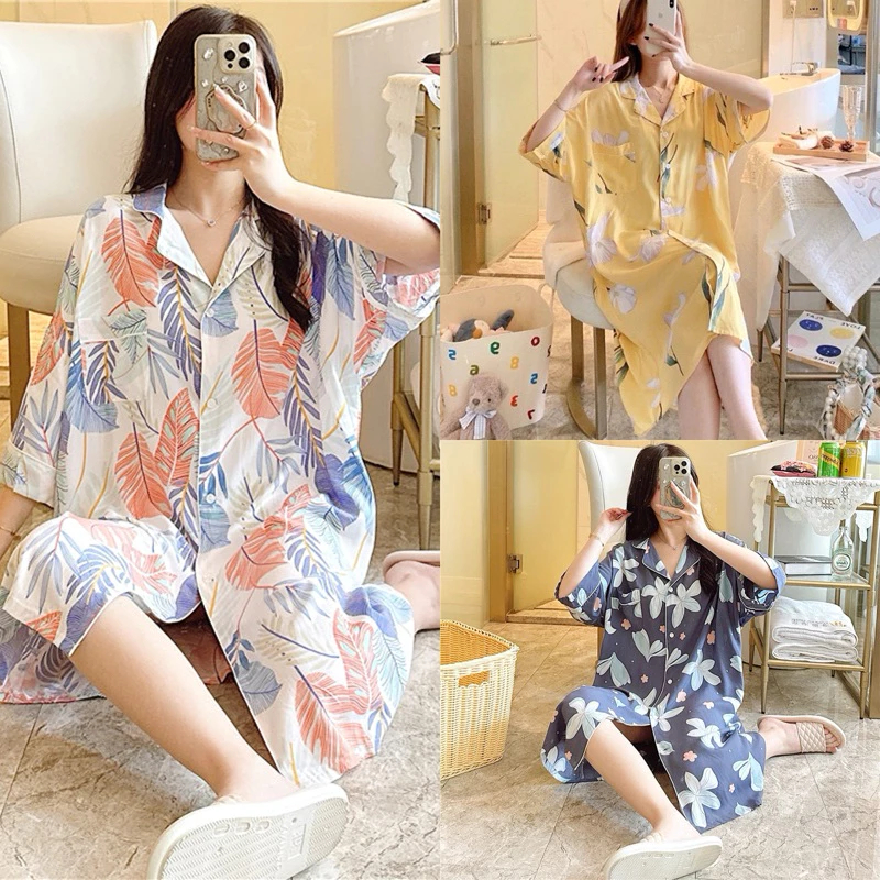 Đầm lanh lụa Bigsize rộng cực mềm mát, nhiều hoạ tiết NT11