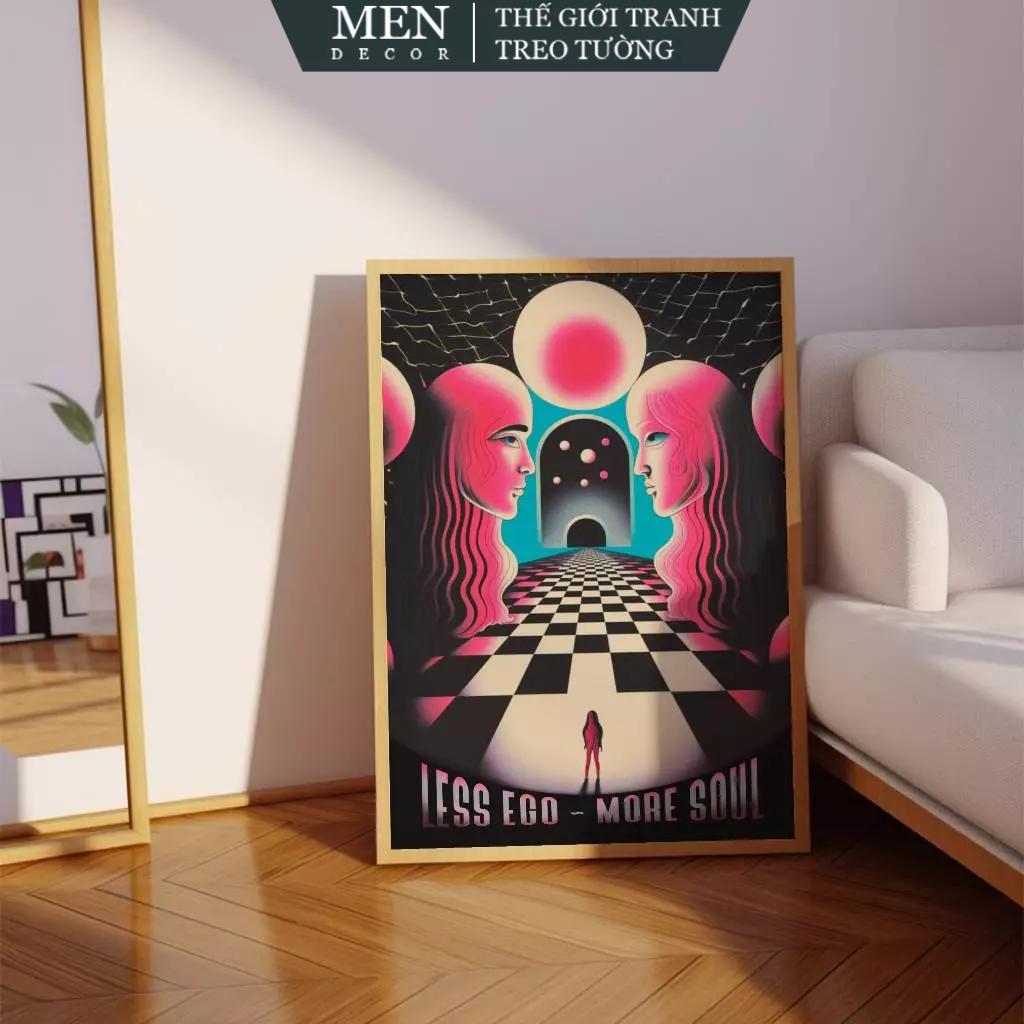 Tranh treo tường, , 70s Retro Psychedelic Home Decor, 70s Wall, nhận in theo yêu cầu, tặng kèm đinh 