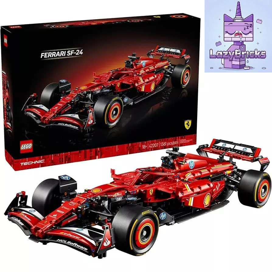 ( CÓ SẴN - HỎA TỐC HN ) Ferrari SF-24 F1 LEGO TECHNIC 42207