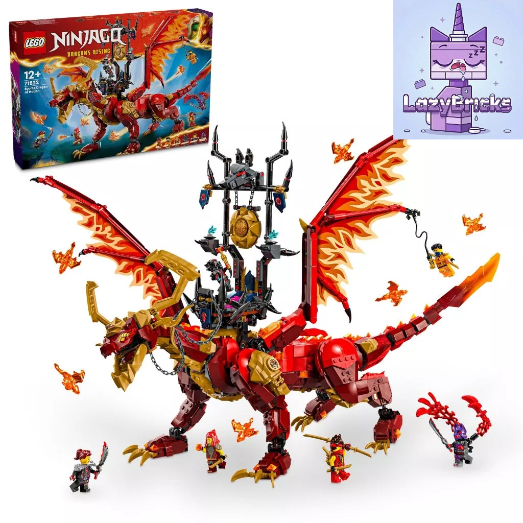 ( CÓ SẴN - HỎA TỐC HN ) Rồng Lửa Bóng Đêm Của Kai LEGO NINJAGO 71822